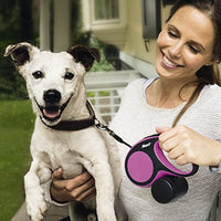 
              FLEXI New Comfort Retractable Dog Leash (Tape), for Dogs Up to 33lbs, 16 ft, Small, Grey/Black
            