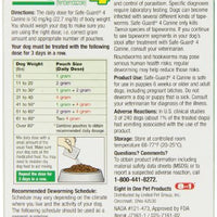 8in1 Safe-Guard Canine Dewormer for Small Dogs, 3 Day Treatment