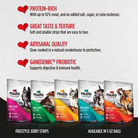 Nulo Freestyle Jerky Dog Treats: Healthy Grain Free Dog Treat - Natural Dog Treats for Training or Reward - Chicken with Apples Recipe - 5 oz Bag