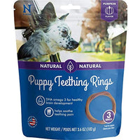 
              N-Bone Puppy Teething Ring Pumpkin Flavor, 3.6 Oz, 3 Rings
            