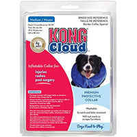 KONG - Cloud Collar - Plush, Inflatable E-Collar - for Injuries, Rashes and Post Surgery Recovery - for Medium Dogs/Cats