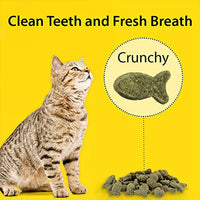 
              Emerald Pet Feline Dental Crunchy Natural Grain Free Cat Treats, Made in USA
            