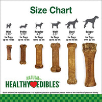 
              Nylabone Healthy Edibles Natural Long Lasting Dog Chew Treats Roast Beef & Chicken & Bacon Regular 3 Count
            