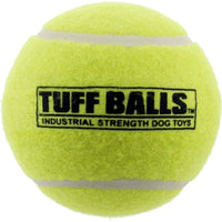 PetSport USA 4" Giant Tuff Balls for Large Dogs [Pet Safe Non-Toxic Industrial Strength Tennis Balls for Exercise, Play Time & Dog Training]
