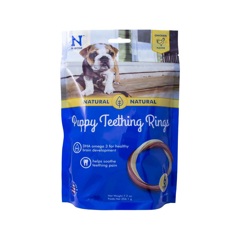 N-Bone Puppy Teething Ring Chicken Flavor (1 Pack Of 6 Rings)