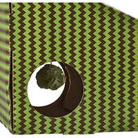 
              SPOT Ethical Products Corrugated Cardboard Cat Scratcher / 17" Ramp with Cutout/with Catnip and Silver Vine, Multi
            