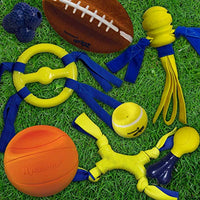 Nylabone Power Play Dog Felt Football Gripz 8.5"