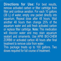 API FUNGUS CURE Freshwater Fish Powder Medication 10-Count Box
