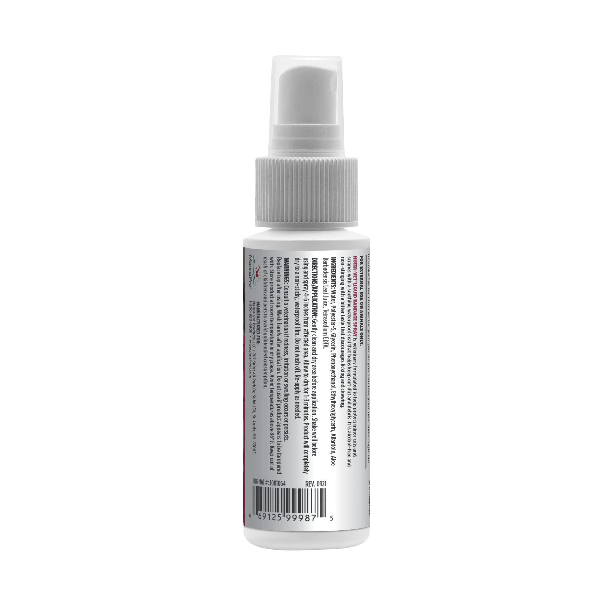 Nutri Vet Liquid Bandage Spray for Dogs Discourages Licking and Chew Lots Of Pets