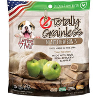 
              Loving Pets Totally Grainless Chicken And Apple Recipe Meaty Chew Bones For Small Dogs (1 Pack), 6 Oz
            