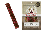 
              Loving Pets Nature's Choice 5" Assorted Flat Munchy Strips (10 Pack)
            