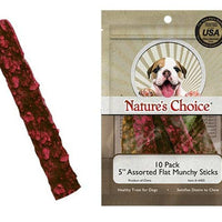 10pk 5"x3/4" Flat Munchy Strips