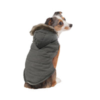 
              Fashion Pet Velvety Puffer Coat Gray XS
            