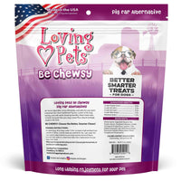 Loving Pets Be Chewsy Dog Treat 10 Pack Pig Ear Alternative Chews, Brown (5901)