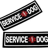 Dogline Service Dog 3D Rubber Patches