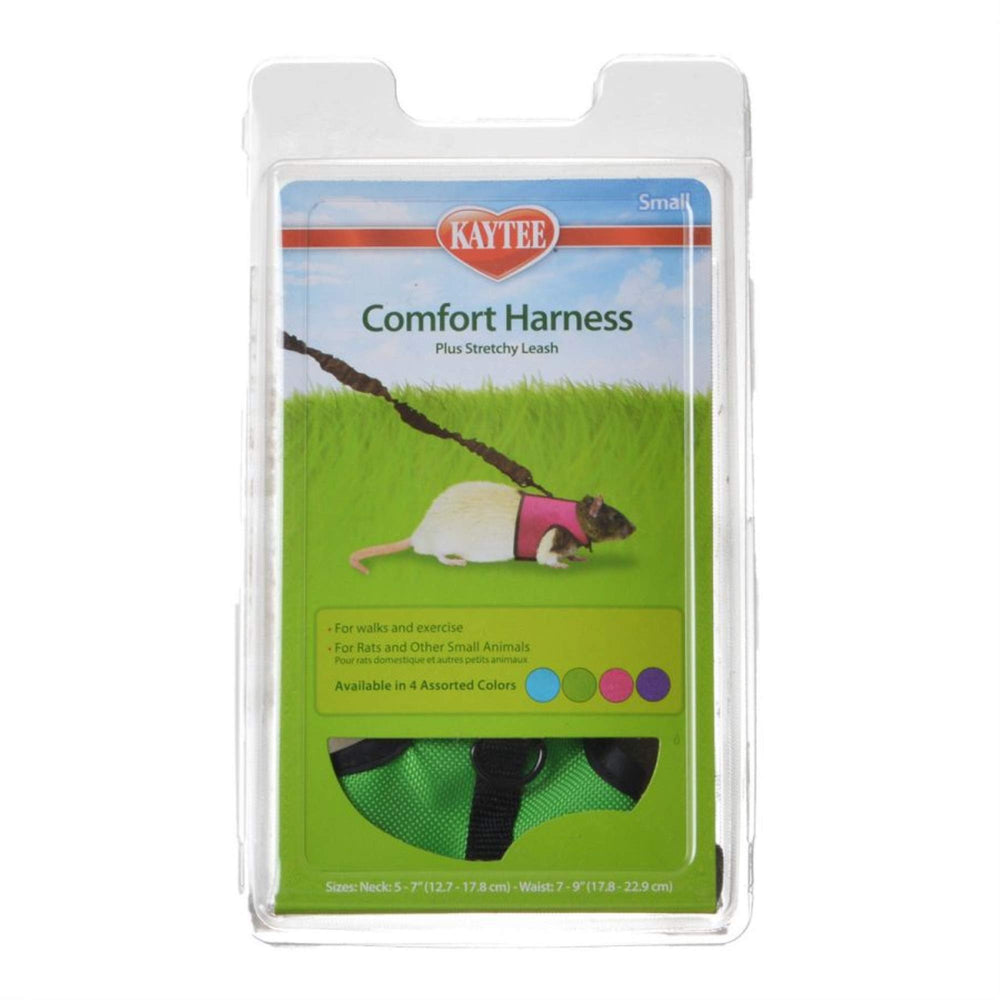 Kaytee Comfort Harness & Stretchy Leash Assorted colors small