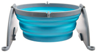 
              Loving Pets Bella Roma Travel Bowl for Dogs, Large, Blue
            