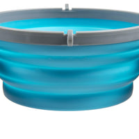 Loving Pets Bella Roma Travel Bowl for Dogs, Large, Blue