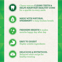 
              GREENIES TEENIE Natural Dog Dental Care Chews Oral Health Dog Treats Fresh Flavor, 12 oz. Pack (43 Treats)
            