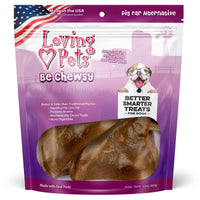 
              Loving Pets Be Chewsy Dog Treat 10 Pack Pig Ear Alternative Chews, Brown (5901)
            