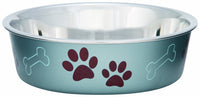 
              Loving Pets Metallic Bella Bowl, Small, Blueberry
            