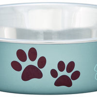 Loving Pets Metallic Bella Bowl, Small, Blueberry