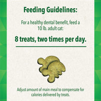 
              FELINE GREENIES Natural Dental Care Cat Treats Oven Roasted Chicken Flavor, 21 oz. Tub
            