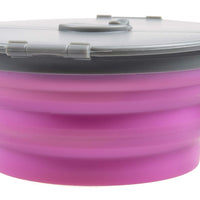 Loving Pets Bella Roma Travel Bowl for Dogs, Small, Pink
