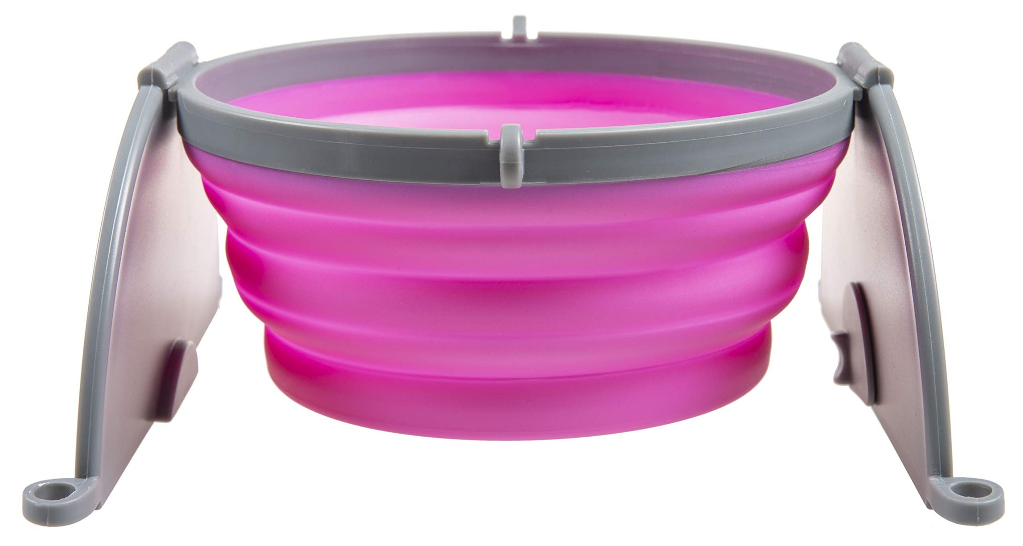 Loving Pets Bella Roma Travel Bowl for Dogs, Large, Pink| Lots Of Pets