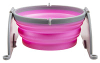 
              Loving Pets Bella Roma Travel Bowl for Dogs, Small, Pink
            