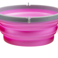 Loving Pets Bella Roma Travel Bowl for Dogs, Small, Pink