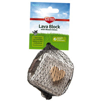Kaytee Lava Block Chew Toy,2.5 Inches x 2.5 Inches x 5 Inches