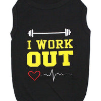 Parisian Pet® - I Work Out Dog T-Shirt
