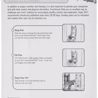 Kaytee Avian Habitat Defined Enrichment Pod, Polly Puzzler