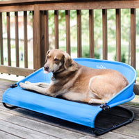 Gen7Pets Trailblazer Blue Cool-Air Cot for Dogs and Cats up to 60lbs