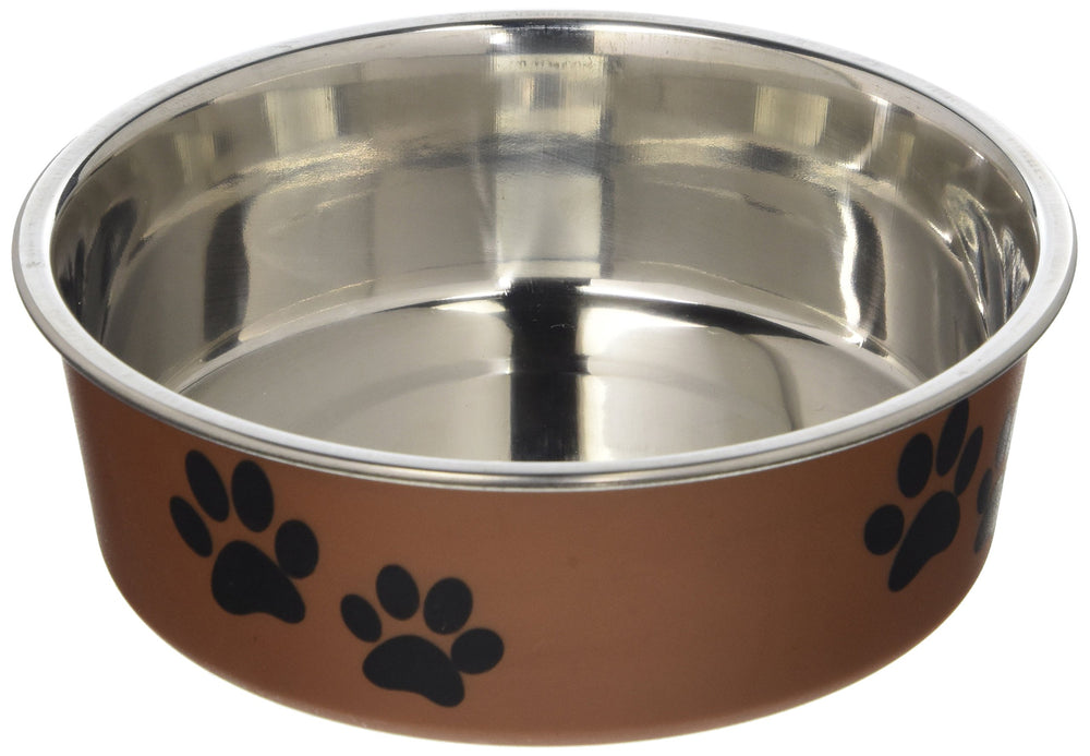 Loving Pets Metallic Bella Bowl, Small, Copper