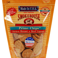 Smokehouse Pet Products 85455 Chicken Beef Chips Treat For Dogs, 4-Ounce
