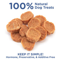 PCI Pet Center Inc. Chicken Bites 100% Chicken Breast Raw Dehydrated Chicken Breast, Made in USA, 8 Ounce Pack