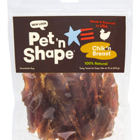 Pet 'n Shape Chik 'n Breast Jerky Treat  Made and Sourced in The USA - All Natural Healthy Dog Snack, 12 Oz