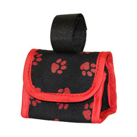 Five Star Pet Paw Print Dispenser and Pet Clean Up Bags, Red