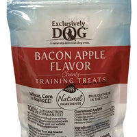 Exclusively Dog Training Treats, Bacon Apple Flavor