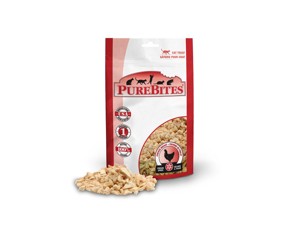 PureBites Chicken Breast for Cats, 0.60oz / 17g - Entry Size
