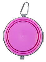 
              Loving Pets Bella Roma Travel Bowl for Dogs, Small, Pink
            