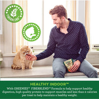 
              FELINE GREENIES SMARTBITES HEALTHY INDOOR Natural Treats for Cats, Chicken Flavor, 2.1 oz. Pouch
            