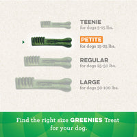 
              GREENIES Original Petite Natural Dog Dental Care Chews Oral Health Dog Treats, 36 oz. Pack (60 Treats)
            