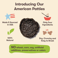 
              Pet 'n Shape All American Beefy Patty Dog Treats  Made and Sourced in The USA, 1 lb
            