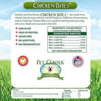 
              PCI Pet Center Inc. Chicken Bites 100% Chicken Breast Raw Dehydrated Chicken Breast, Made in USA, 8 Ounce Pack
            