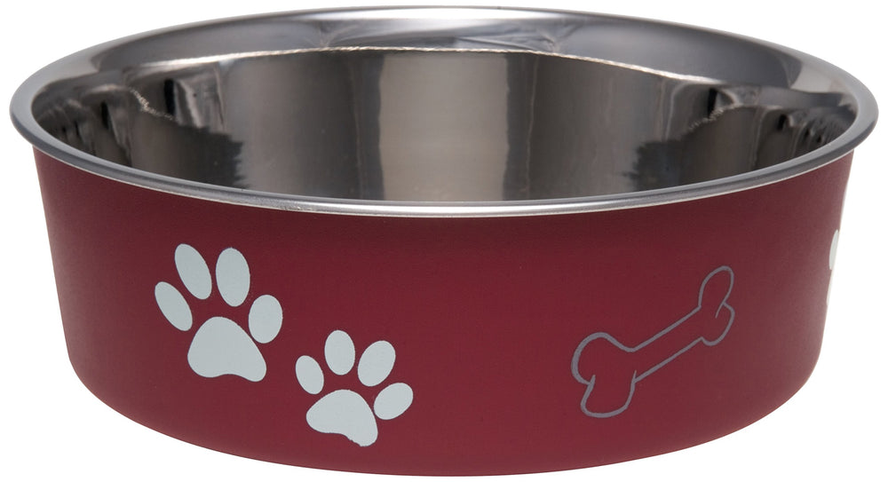 Loving Pets Bowl Bella Medium Merlot