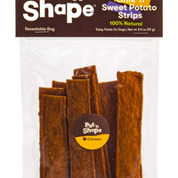 New Pet 'n Shape Chik 'n Sweet Potato  Made and Sourced in The USA-All Natural Healthy Dog Treat (Chicken Strips, 3.5 Oz)
