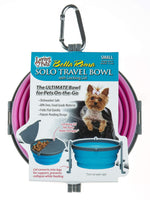 
              Loving Pets Bella Roma Travel Bowl for Dogs, Small, Pink
            